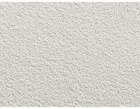 Бял ъглов диван от прежда с примки от букле (ляв ъгъл) Leonore – Bobochic Paris