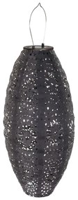 Тъмносив екстериорен LED фенер със соларен панел (височина 40 cm) Foxdale – House Nordic