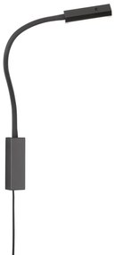 Черен метален LED затъмняващ се прожектор Raik – Fischer &amp; Honsel