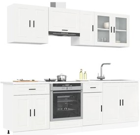 3314843 vidaXL Комплект кухненски шкафове от 8 части Kalmar, инженерно дърво