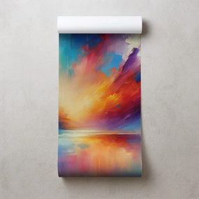 Тапет – Дъгово абстрактно небе