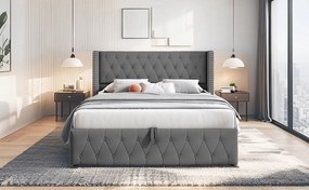 Тапицирано легло Zenmor-Сив