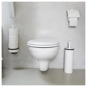 Четка за тоалетна Brabantia Profile 90300316, 43 см, Изцяло покрита четка, Възможност за стенен монтаж, Бял