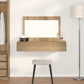 Sonata H Стена с гримьорна маса Арт дъб 100x40x70 см