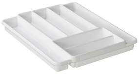 Бял пластмасов бюфет за чекмеджета 39,7 x 34 cm Domino - Rotho