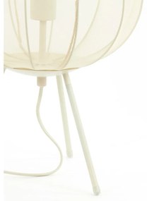 Кремава настолна лампа (височина 60 cm) Plumeria - Light &amp; Living