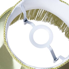 Абажур от плат зелен 30 см - Granny