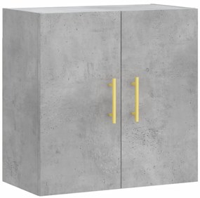 829952 vidaXL Стенен шкаф, бетонно сив, 60x31x60 см, инженерно дърво
