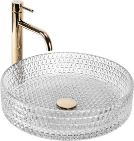 Умивалник за плот Rea Cristal Transparent 39