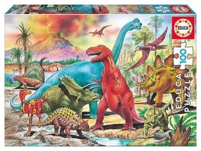 Пъзел Educa Dino (100 pcs)