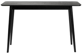 Черна конзолна маса 40x120 cm Fabio – White Label