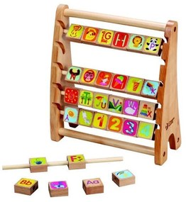 Classic world  -  Азбучно сметало - дървена играчка за деца