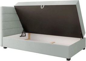 Тапицирано легло Elen-Сиво-90 x 200