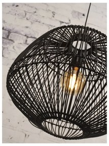 Висяща лампа от черен ратан , ⌀ 60 cm Madagascar - Good&amp;Mojo