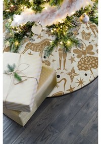 Памучен килим под коледната елха , ø 130 cm Golden Nut Cracker - Butter Kings