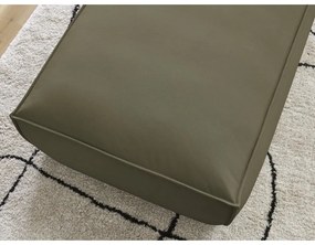 Зелена табуретка от изкуствена кожа Boheme – Bobochic Paris