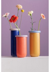 Стъклена ваза в цвят горчица (височина 30,5 cm) Plegado – PT LIVING