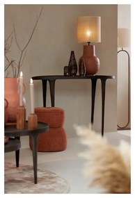 Оранжева табуретка от плат букле Leyla – Light &amp; Living