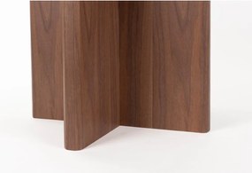 Кръгла трапезна маса от декор от орех ø 120 cm Laurent – White Label