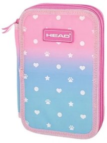 Двоен несесер Head AC2 Pastel Love сребърен ефект, без аксесоари