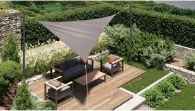 Слънцезащитно платно Hesperide Curacao, Триъгълно, Шисти - 3x3x3 m