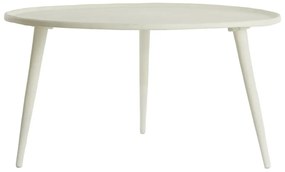 Кремава метална кръгла масичка за кафе ø 67,5 cm Babina – Light &amp; Living