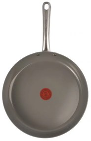 Тиган Tefal C4240443 Renew+, 24 см, Керамично покритие, Thermo-Signal, Thermo-Fusion, Thermo-Spot, Индукция, Сив