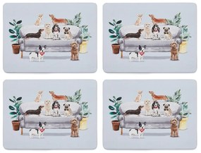 Коркова подложка 4 бр. 21,5х29 см Curious Dogs - Cooksmart ®