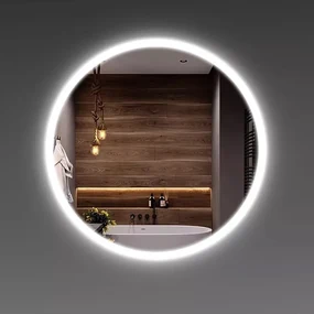 Огледало за баня LED осветление и електрическо отопление LM Illusion Lens 1000×1000mm