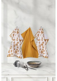 Кърпи в комплект от 3 кърпи от микрофибър 48x40 cm Essential - Tiseco Home Studio