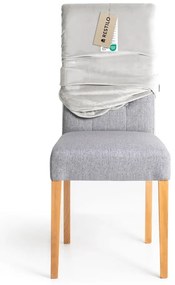 Светлосиви ластични покривала за стол в комплект от 4 бр. 48 cm Sento – Restilo