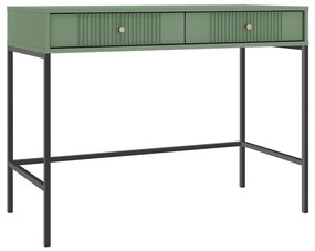 Конзолна маса LUE зелена/черна