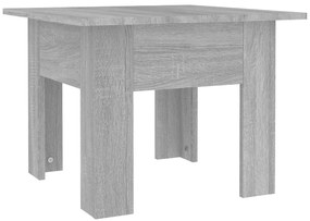 813069 vidaXL Маса за кафе, сив сонома, 55x55x42 см, инженерно дърво