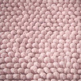 Розов килим за баня 50x120 cm Aspen Bobble – Bianca