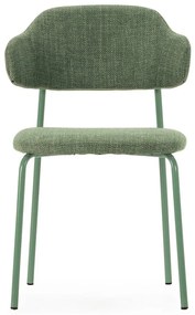 Зелени трапезни столове в комплект от 4 бр. Adriel – Marckeric