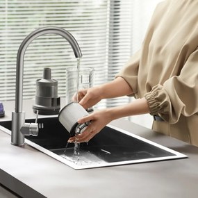 Безкабелна прахосмукачка Dreame Z30 AquaCycle VZV77B, 855W, 310AW, 150000 об/мин, 3 степени, 0.32/0.4/0.6 л, 90 мин, HEPA H14, LED, Безчетков мотор, Черен