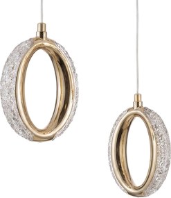 ВИСЯЩА ТАВАННА LED ЛАМПА G176-3CP GOLD