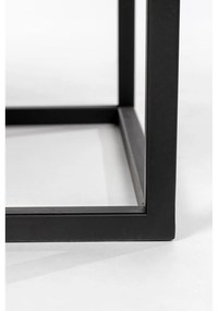 Черна ратанова стойка за вино за 8 бутилки, 80x100 cm Guuji - White Label