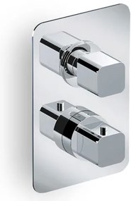стена смесител за кран два изхода Eurorama-Квадрат
