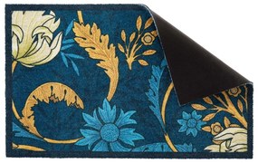 Изтривалка 50x80 cm William Morris Blue – Artsy Doormats