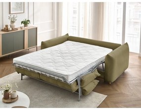 Зелен сгъваем диван 234 cm Ernest – Bobochic Paris