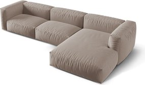 Бежов модулен ъглов диван (десен ъгъл) Martina – Micadoni Home