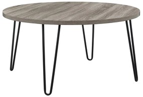 Масичка за кафе в кафяво и сиво, ø 90 cm Owen - Støraa