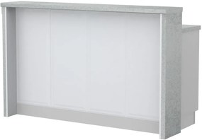 Остров за кухненска пейка Evora-Length: 160 cm.-Chromix silver