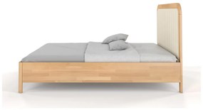 Бежово/естествено двойно легло 160x200 cm от масивен бук Modena – Skandica