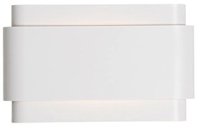 Индустриален стенен аплик бял 2-светлина - Coen