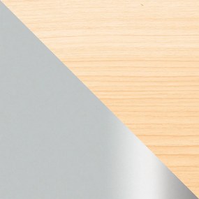 Бяла естествена алуминиева стенна закачалка Melody - Umbra