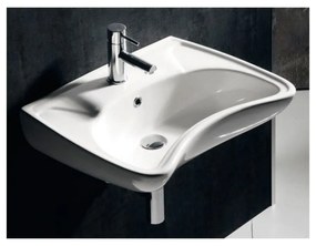 Бяла керамична мивка 59x45,5 cm Handicap – Sapho