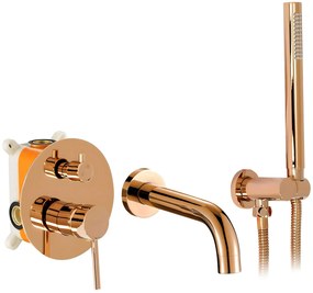 Смесител за вана -Вграден Rea Lungo Copper + BOX