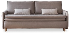 Светлокафяв сгъваем диван 207 cm Simon – Miuform